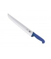 Victorinox 5.5232.36 Couteau à poisson, lame dentée 36 cm inox, manche fibrox bleu