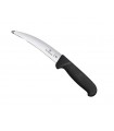 Victorinox 5.6903.15 Couteau tripier, lame courbée 15 cm inox à pointe renflée et arrondie, manche fibrox noir.