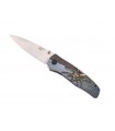Herbertz 575412 Couteau, lame acier 420, manche 12 cm acier inox avec décor photo imprimé araignée