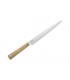 Due Cigni 2c.508 Couteau Sashimi DUE CIGNI « HAKUCHO », lame 22 cm pleine soie acier X50CrMoVN15, manche olivier 3 rivets.