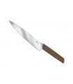Victorinox 6.9010.22g, Couteau chef Swiss Modern, lame 22 cm, manche noyer. Présentation en boîte cadeau.