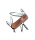 Victorinox 2.3801.63 Couteau Evowood 10,  lame inox, manche de 8,5 cm Bois Noyer