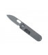 Blackfox bf.719 Couteau BLACK FOX « BEAN GEN2 », tout acier 440C finition « stonewashed », lame à trou, manche 7,5 cm