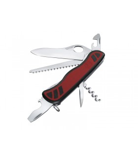 Victorinox 0.8361.mc Couteau Forester one hand 11,1 cm Bi-matière Rouge  et noir