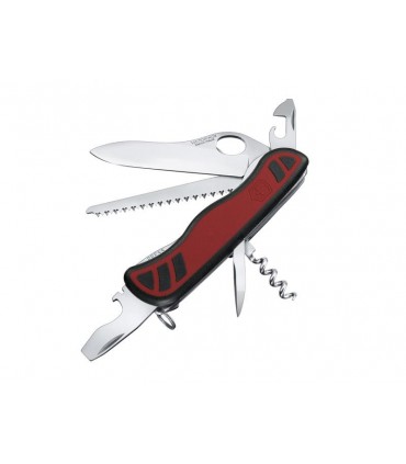 Victorinox 0.8361.mc Couteau Forester one hand 11,1 cm Bi-matière Rouge  et noir