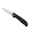 Herbertz 580718 Couteau, lame acier 440 avec « flipper, manche 12,5 cm recto : G10 noir...
