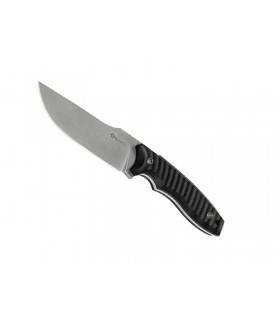 Maserin 919.n Poignard Leo, lame 11 cm acier N690Co finition « stonewashed », manche G10 noir