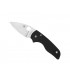Spyderco c230gp Couteau Lil'native, lame acier CPM-S30V mécanis.  compres. lock, profil plat, manche 9 cm G10 noir,