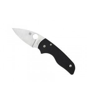 Spyderco c230gp Couteau Lil'native, lame acier CPM-S30V mécanis.  compres. lock, profil plat, manche 9 cm G10 noir,