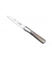 Cudeman 4092 Couteau, lame acier inox satiné, manche 11 cm corne, mitre acier A-304 brillant.