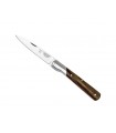 Cudeman 4094 Couteau, lame acier inox satiné, manche 11 cm noyer, mitre acier A-304 brillant.