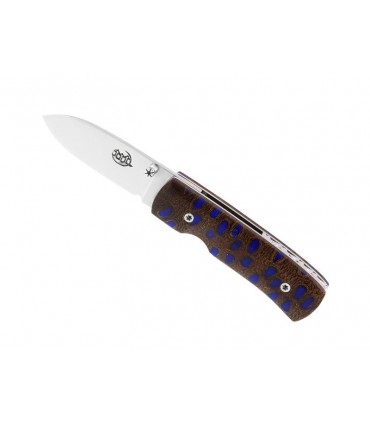 Citadel 63123 Couteau Stavange, lame acier N690Co, manche 9,5 cm noix de banksia ...