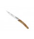 Le Thiers 5831 Couteau, lame acier 12C27 satiné, mitre inox, manche 12 cm genévrier