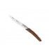 Le Thiers 5832 Couteau, lame acier 12C27 satiné, mitre inox, manche 12 cm bois Amourette