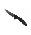 Kershaw ks.1170 Couteau Method,  lame acier 8Cr13MoV finition « blackwash » avec « flipper », , manche 11 cm G10 noir