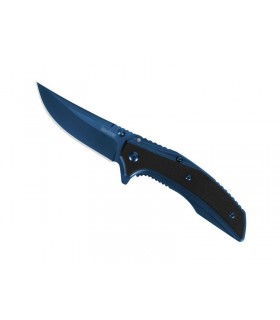 Kershaw ks.8320 Couteau Outright,  lame acier 8Cr13MoV avec « flipper », manche 11 cm acier inox insert G10 noir sur le recto