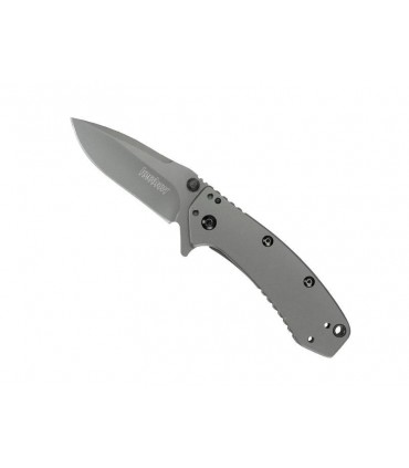 Kershaw ks.1555ti Couteau Cryo, lame acier 8Cr13MoV avec « flipper », manche 9,5 cm acier 410
