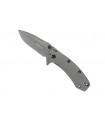 Kershaw ks.1555ti Couteau Cryo, lame acier 8Cr13MoV avec « flipper », manche 9,5 cm acier 410