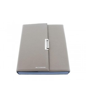 Max Capdebarthes 18287 Ecrin aimanté 6 couteaux de table (non fournis), fer. serrure, cuir tourterelle. Dim. : 28 x 23 x 4 cm.