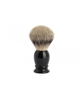 Mühle 091k256 Blaireau  0 cm pur argenté (silvertip badger monture résine noir.