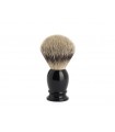 Mühle 091k256 Blaireau  0 cm pur argenté (silvertip badger monture résine noir.