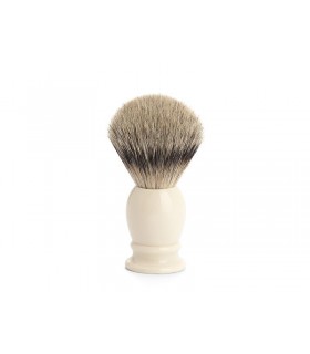 Mühle 091k257 Blaireau  0 cm pur argenté (silvertip badger monture résine ivoire
