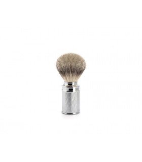 Mühle 091m89 Blaireau  0 cm pur argenté (silvertip badger monture métal chromé