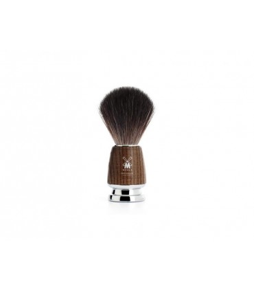 Mühle 21h220 Blaireau  0 cm fibre synthétique noire monture frêne