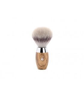 Mühle 31h870 Blaireau  0 cm fibre synthétique argentée (silvertip fibre®) monture olivier.