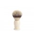Mühle 31k257 Blaireau  0 cm fibre synthétique argentée (silvertip fibre®) Ø 21 mm monture résine ivoire.