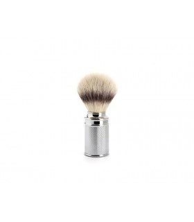 Mühle 31m89 Blaireau  0 cm fibre synthétique argentée (silvertip fibre®) monture métal chromé