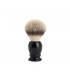 Mühle 33k256 Blaireau  0 cm fibre synthétique argentée (silvertip fibre®) monture résine noir.