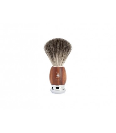 Mühle 81h331 Blaireau  0 cm pur noir (pure badger) monture prunier.