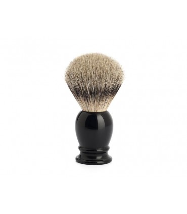 Mühle 93k256 Blaireau  0 cm pur argenté (silvertip badger) Ø 23 mm monture résine noir