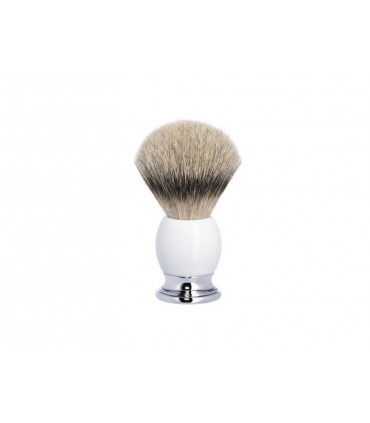 Mühle 93p84 Blaireau pur argenté (silvertip badger),  monture porcelaine