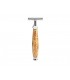 Mühle r55sr Rasoir de sécurité MUHLE PURIST, peigne fermé, manche bouleau madré.