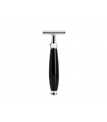 Mühle r56sr Rasoir de sécurité MUHLE PURIST, peigne fermé, manche résine noir.