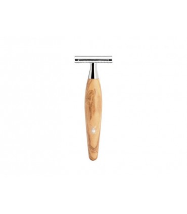 Mühle r870sr Rasoir de sécurité MUHLE KOSMO, peigne fermé, manche olivier.