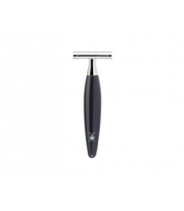 Mühle r876sr Rasoir de sécurité MUHLE KOSMO, peigne fermé, manche résine noir.