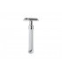 Mühle r89twist Rasoir de sécurité MUHLE TRADITION, peigne fermé, manche long « TWIST » métal chromé.