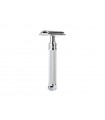 Mühle r89twist Rasoir de sécurité MUHLE TRADITION, peigne fermé, manche long « TWIST » métal chromé.