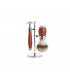 Mühle s31h59sr Set de rasage MUHLE  PURIST, 3 pièces, manche du rasoir et monture du blaireau bois de bruyère