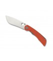 Spyderco c239gpor Couteau Subvert, lame acier CPM-S30V, profil plat, manche 13 cm titanium avec plaq. G10 orange