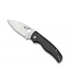 Spyderco c229gp Couteau Shaman,  lame acier CPM-S30V avec mécanisme  compres. lock , profil plat, manche 12 cm G10 noir