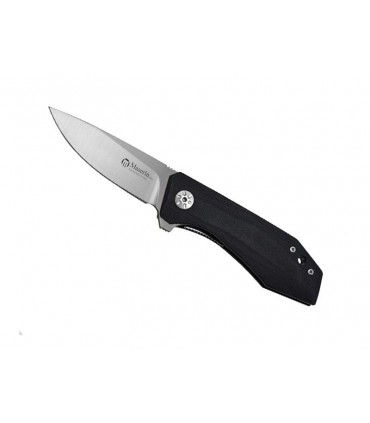 Maserin 377.n Couteau am3, lame acier M390 Bohler avec « flipper » et cran intérieur, manche 10 cm G10 noir