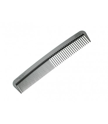 Chicago Comb 645 Peigne « N° 6 », fibre de carbone, dents fines et larges. Anti-statique et résistant à la chaleur Lg : 18 cm.