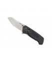 Crkt 2420.cr Couteau prequel, lame acier 8Cr14MoV satiné avec « flipper », manche 10 cm nylon/fibre de verre noir