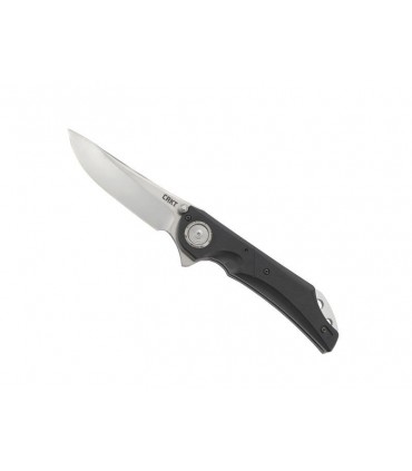 Crkt 5401.cr Couteau seismic, lame acier inox 1.4116 satiné avec « flipper », système de blocage Deadbolt, manche 14 cm G10 noir