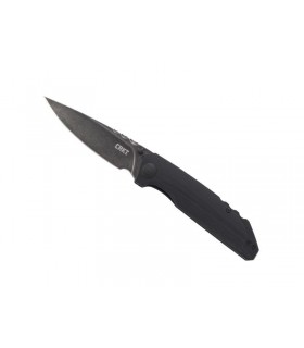 Crkt 7045.cr Couteau fast lane, lame acier 8Cr14MoV finition « blackwash », manche 11,5 cm G10 noir