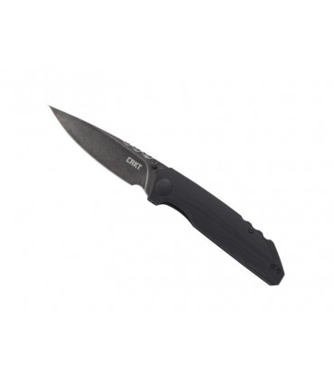 Crkt 7045.cr Couteau fast lane, lame acier 8Cr14MoV finition « blackwash », manche 11,5 cm G10 noir